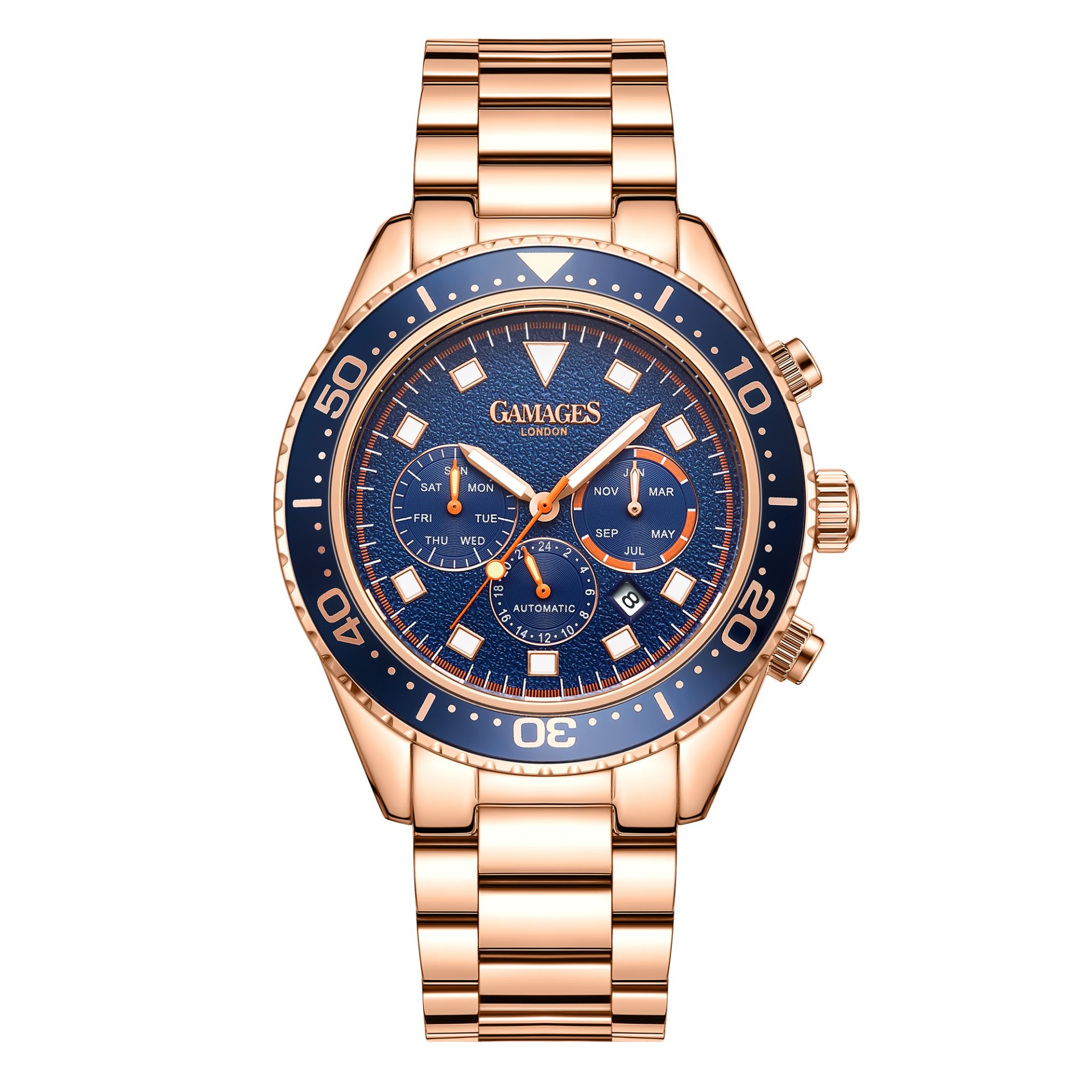 Limited Edition Hand Assembled GAMAGES Allure Automatic Rose – 5 Year Warranty & Free Delivery