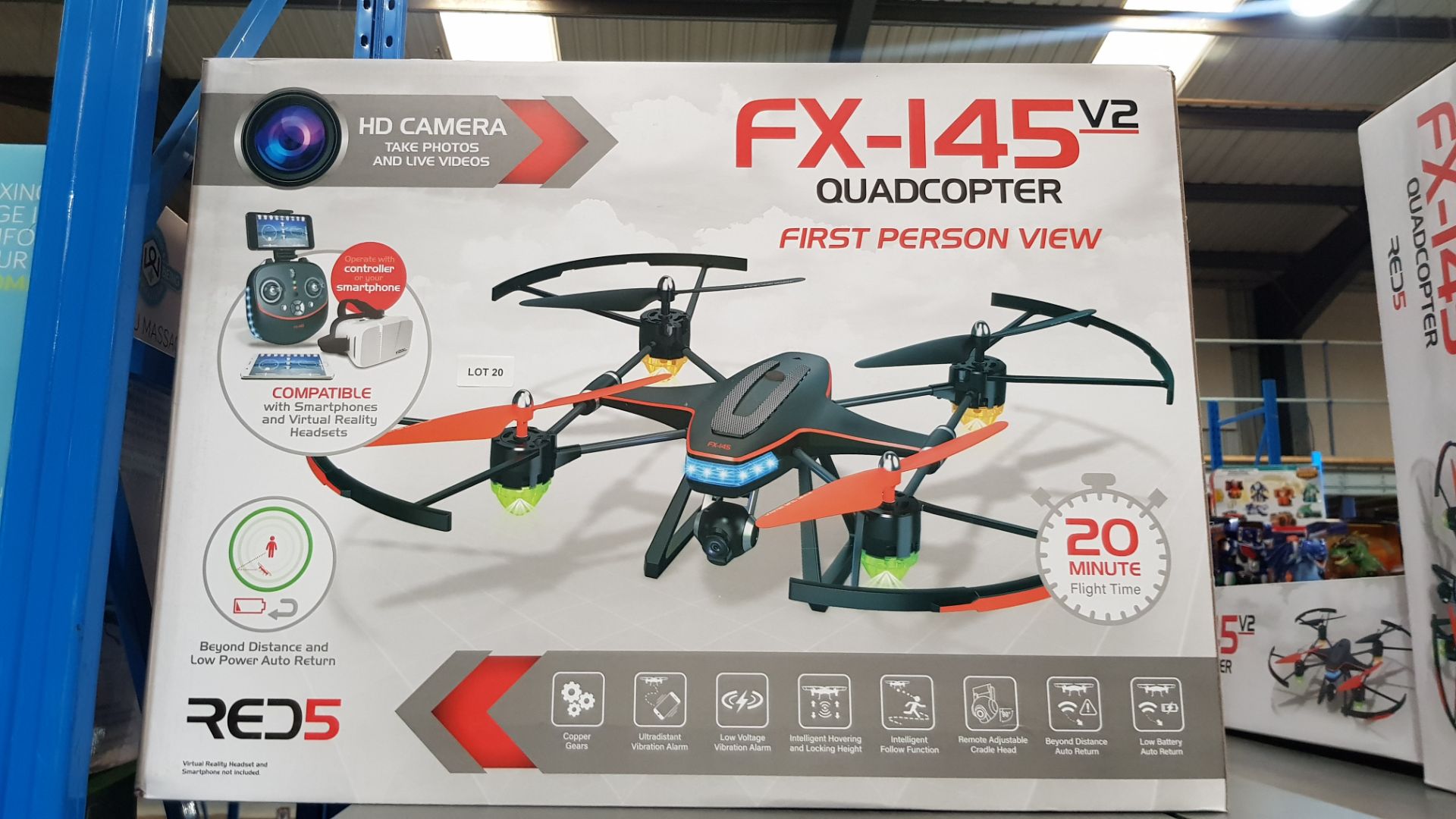 2 X FX-145 V2 Quadcopter FPV