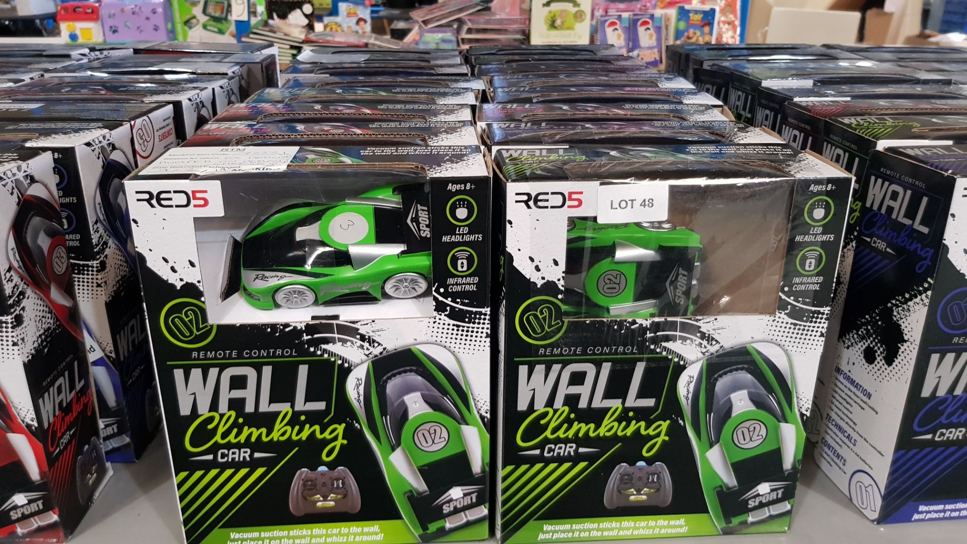 16 X Red 5 RC Wall Climbing Car