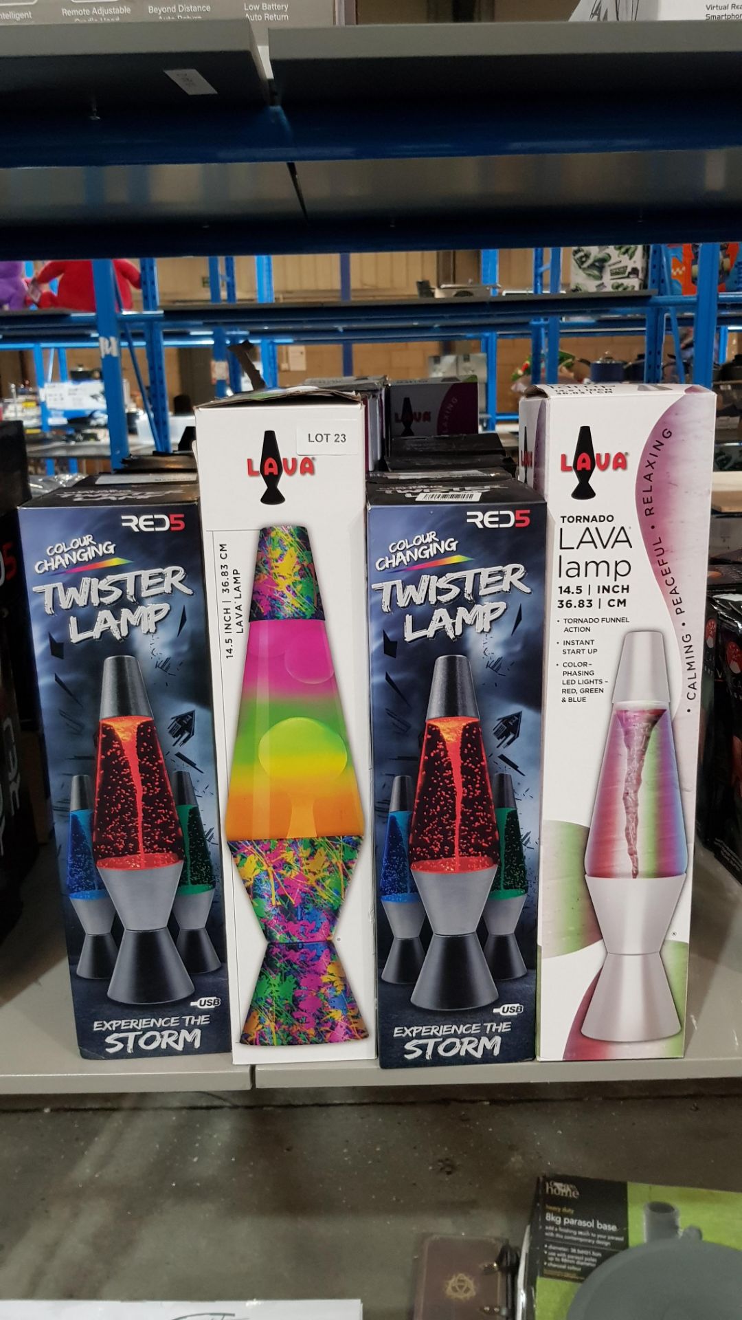 Approx. 23 X Mixed Style Lava Lamps