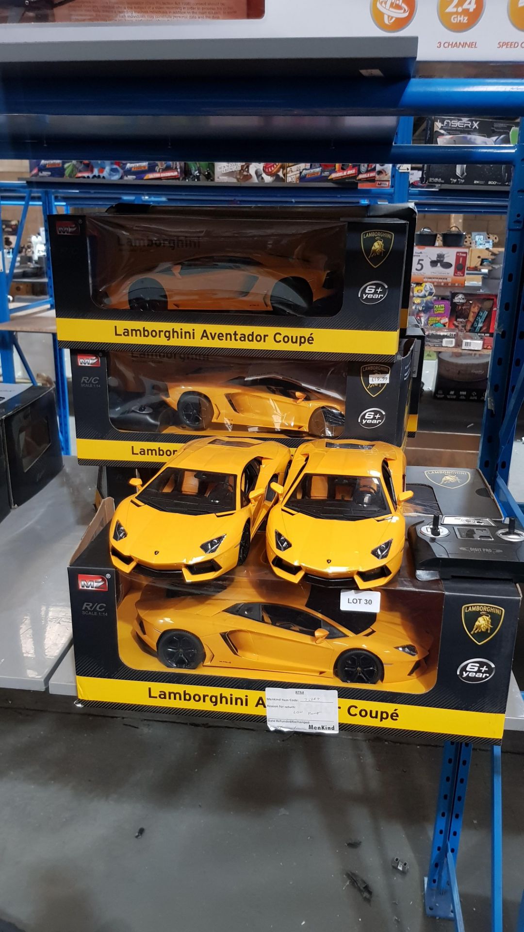 10 X MZ Lamborghini Aventador Coupe RC Car (2 X No Box)