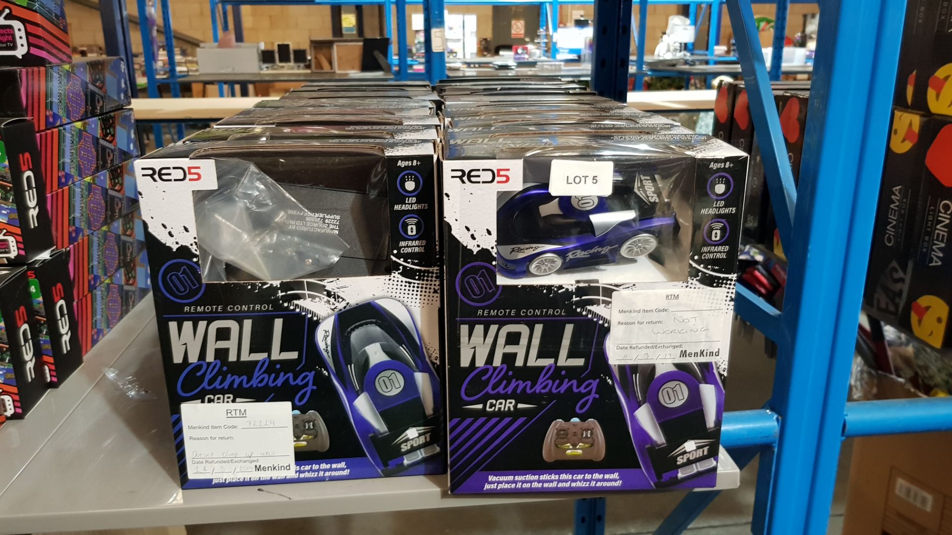 19 X RC Wall Climbing Car