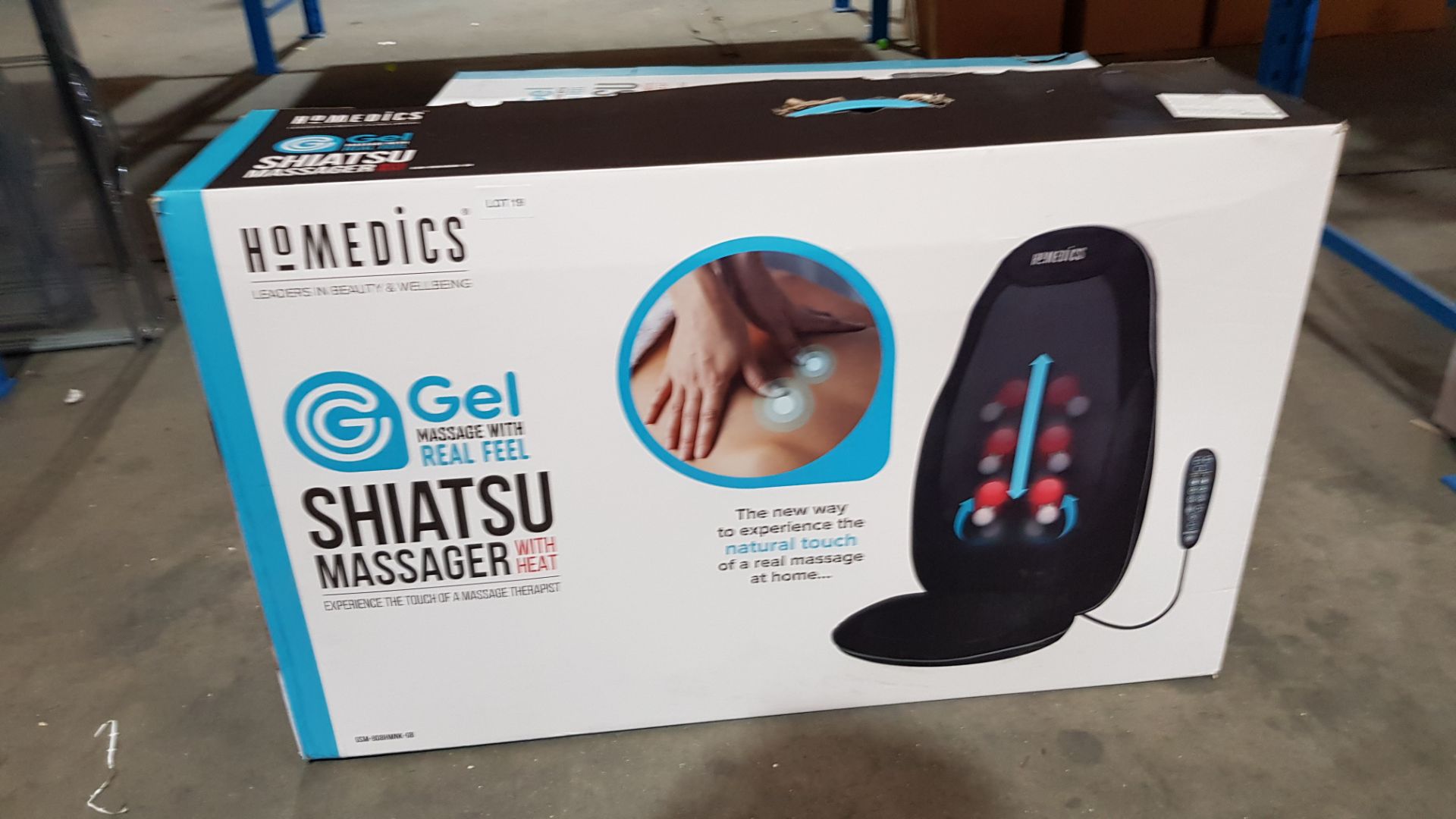 3 X Homedics Gel Shiatsu Massager with Heat