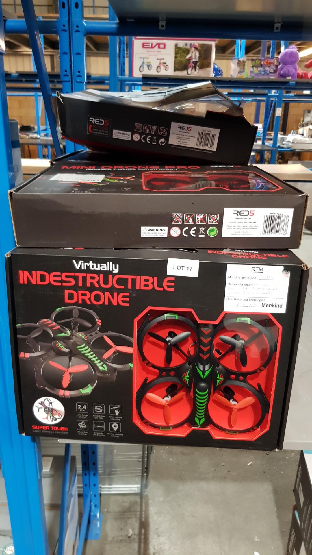 10 X Virtually Indestructible Drone