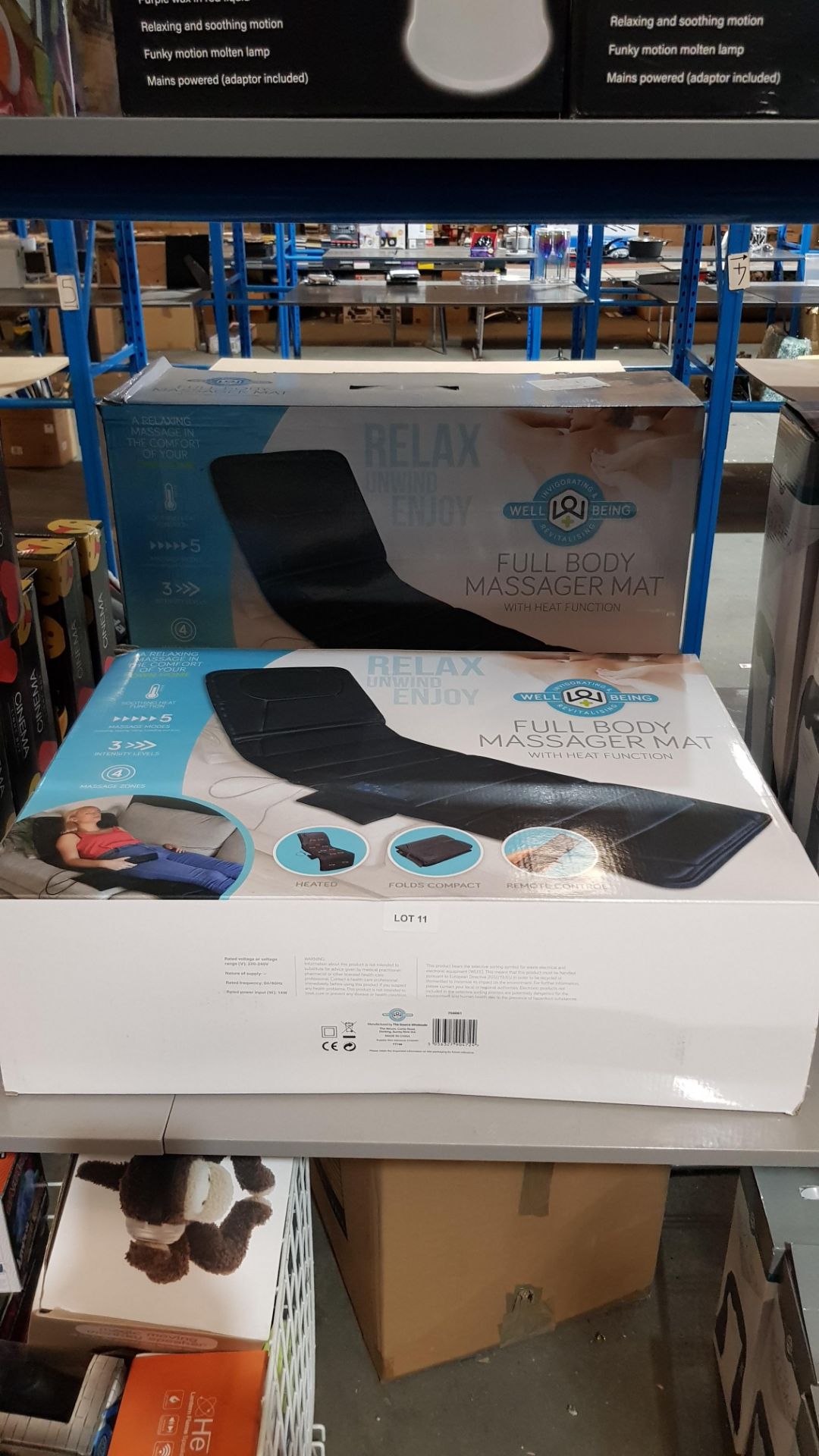 2 X Well Being Full Body Massager Mat