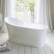 NEW 1650x690mm Madison Freestanding Bath. Manufactured from High Quality Acrylic complimented ...