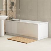 (QQ126) 1800mm White MDF Straight Bath Front Panel. RRP £55.00. Specially selected to provide ...