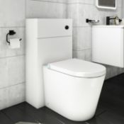 NEW (N132) Volta 500mm Floor Standing WC Unit Ð White Gloss. RRP £311.50. Volta combines con...