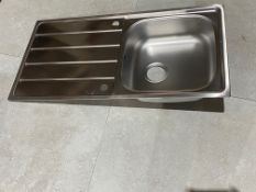 NEW (H115) 970x500mm Teka Stainles Steel Sink Bowl.