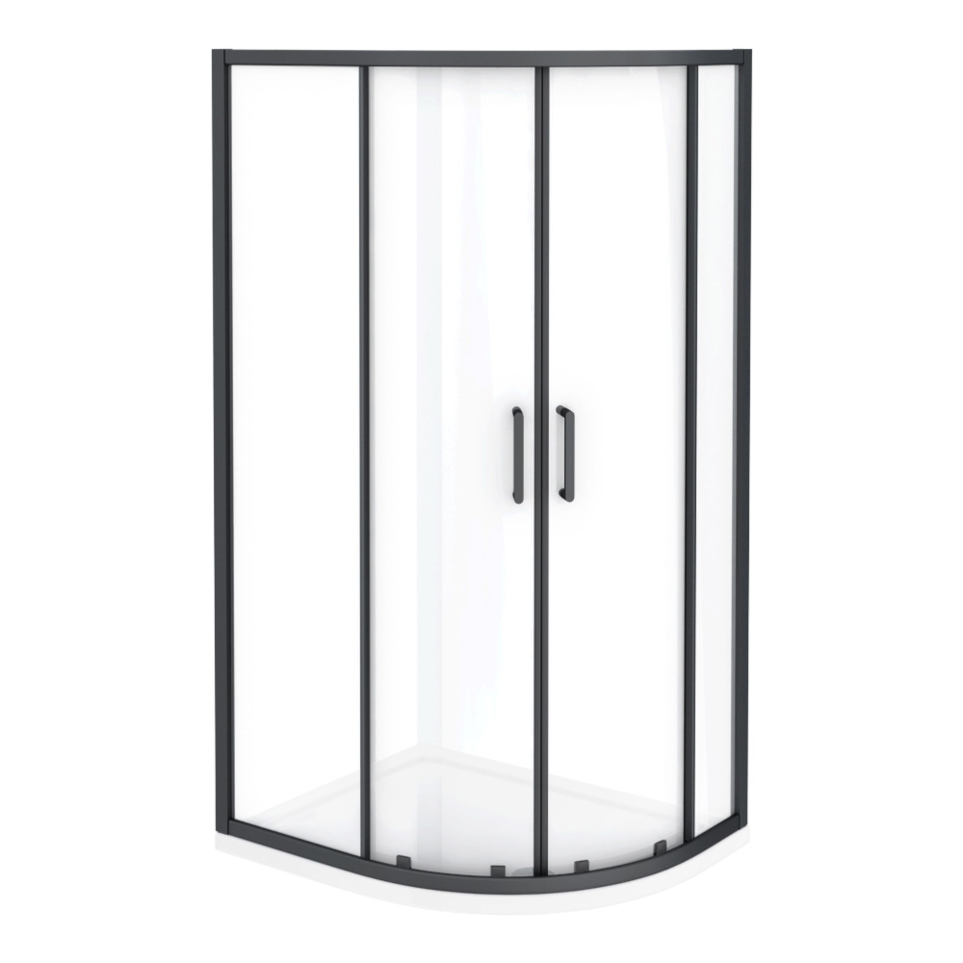 New (O39) 900X760mm S6 Offset Double Door Quadrant. Rrp £335.20. S6 Double Door Offset Quadr... - Image 2 of 2