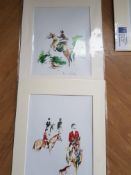 Hunting Scene Prints by artist Anne Pilgrim