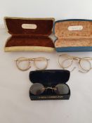 Vintage Glasses and cases