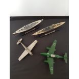 Model Airplanes and Ships