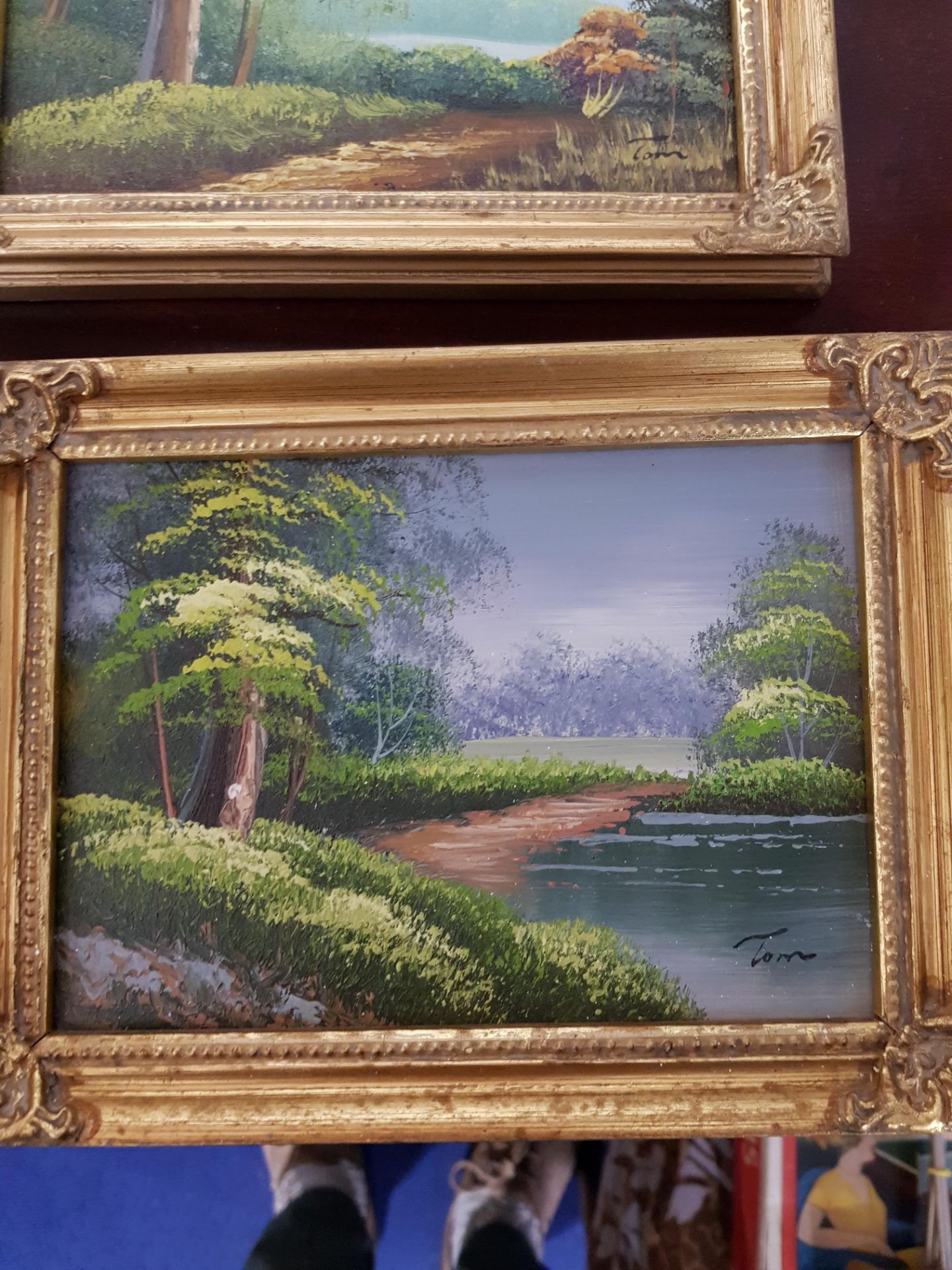 Vintage Country Scene Oil Paintings - Image 3 of 3