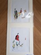 Hunting Scene prints by artist Anne Pilgrim