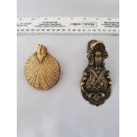 Victorian Brass Letter Clips