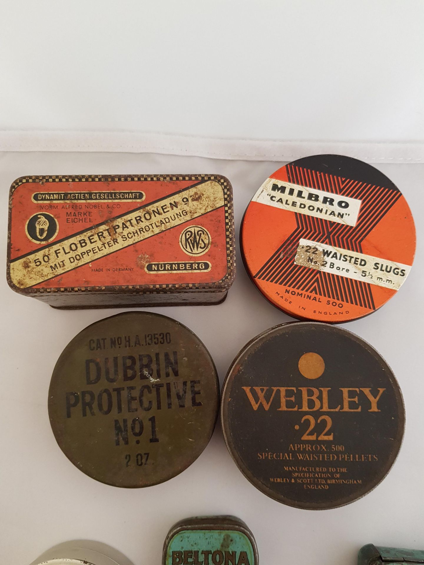 Collection of Vintage Webley Pellet Tin and Others - Image 2 of 3