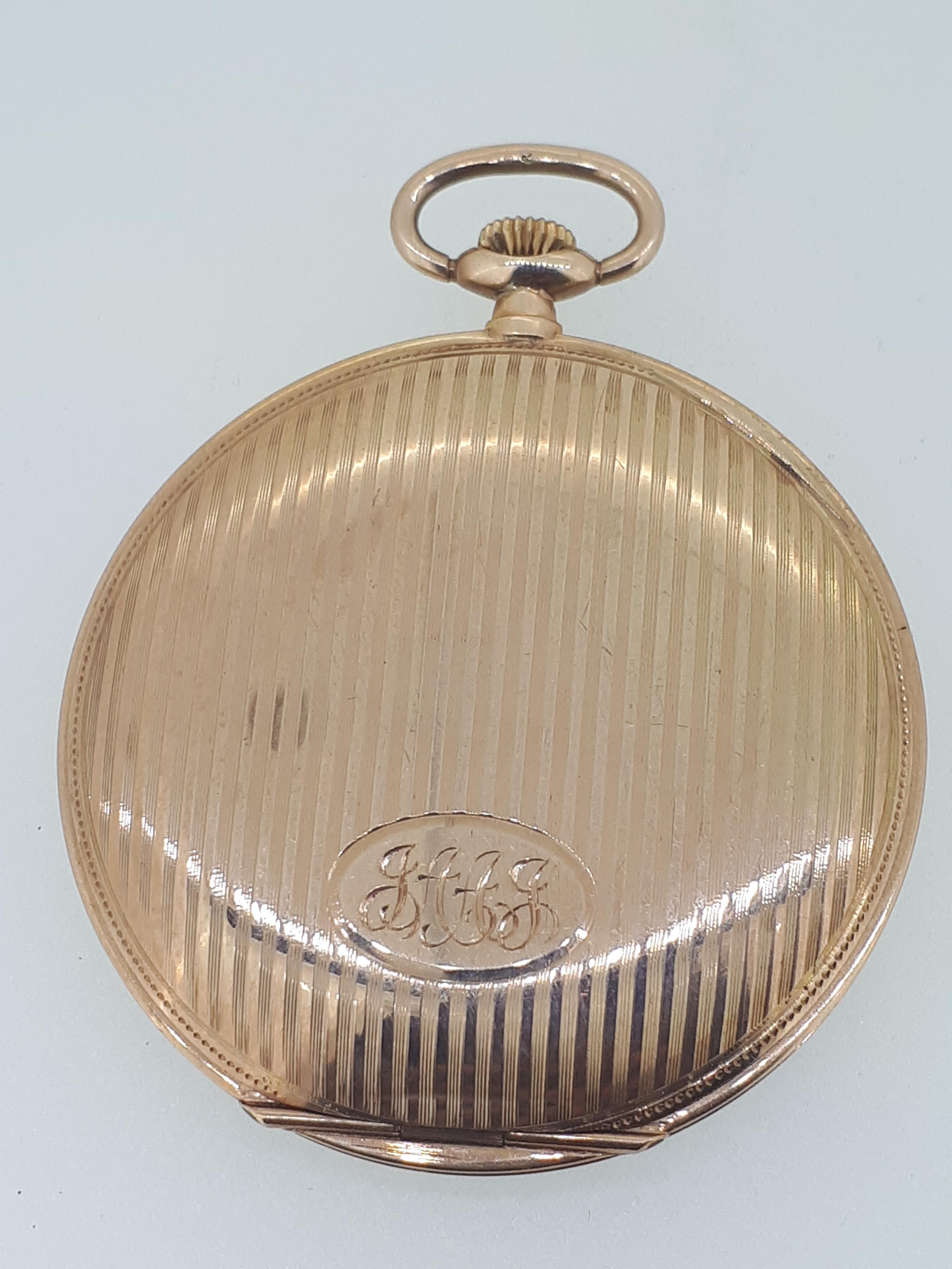 9ct (375) Yellow Gold Pocket Watch - Image 3 of 9