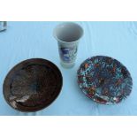 2 Poole Pottery Bowls and a Poole Pottery Vase