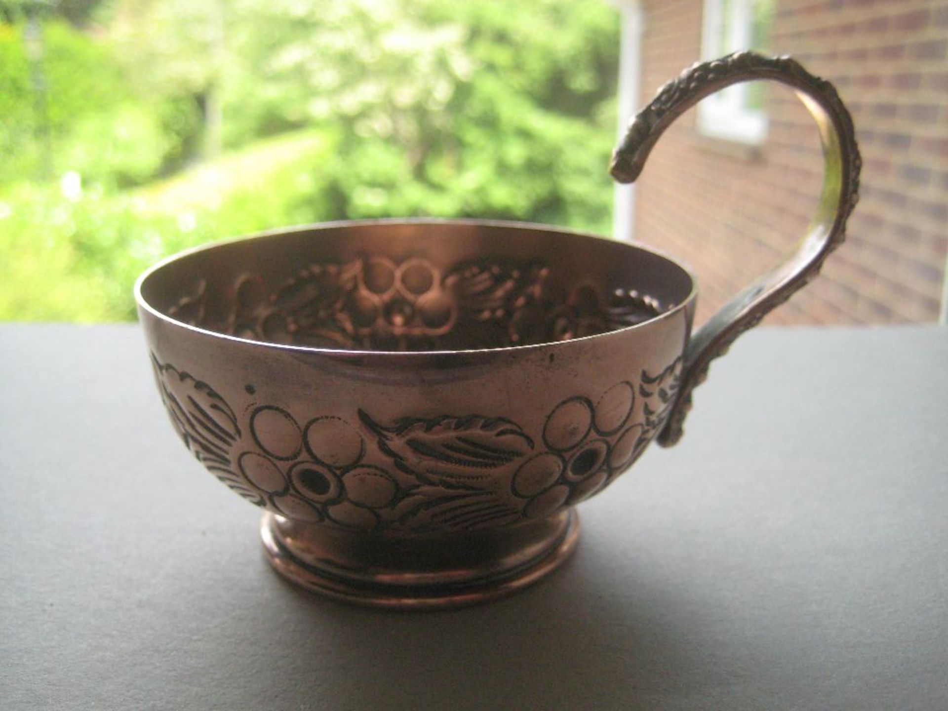 Vintage Art Nouveau Copper Cup - Image 9 of 11