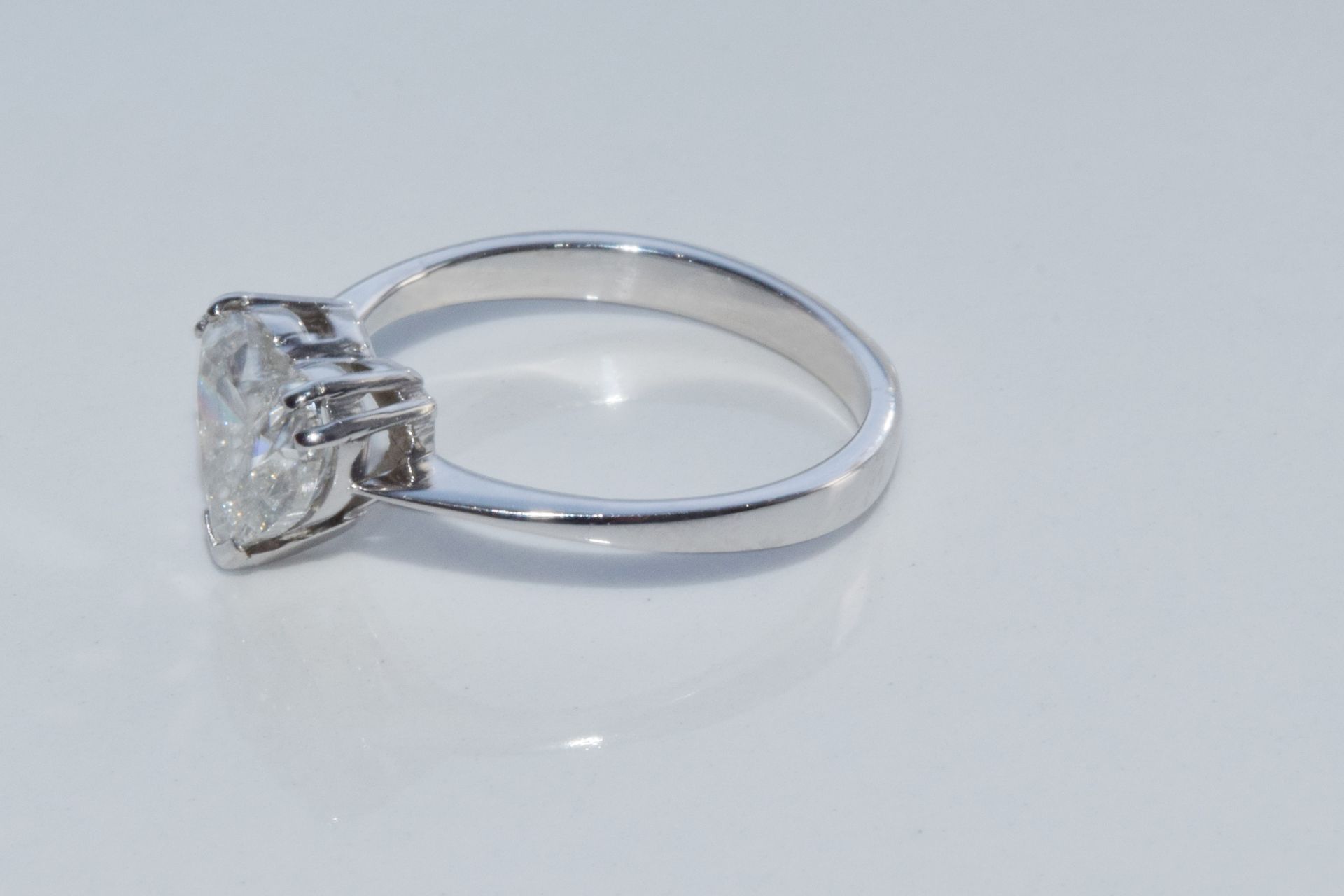 Heart cut diamond ring - Image 2 of 5