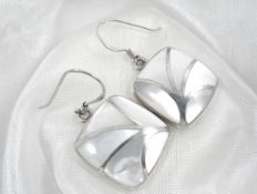 Mother of pearl earrings.