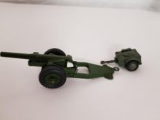 Dinky Howitzer and trailer