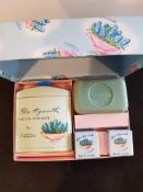 Vintage Cussons Blue Hyacinth Gift Set.