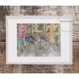 A limited addition print 5/100 by Louise Morales Adams Venice artist art