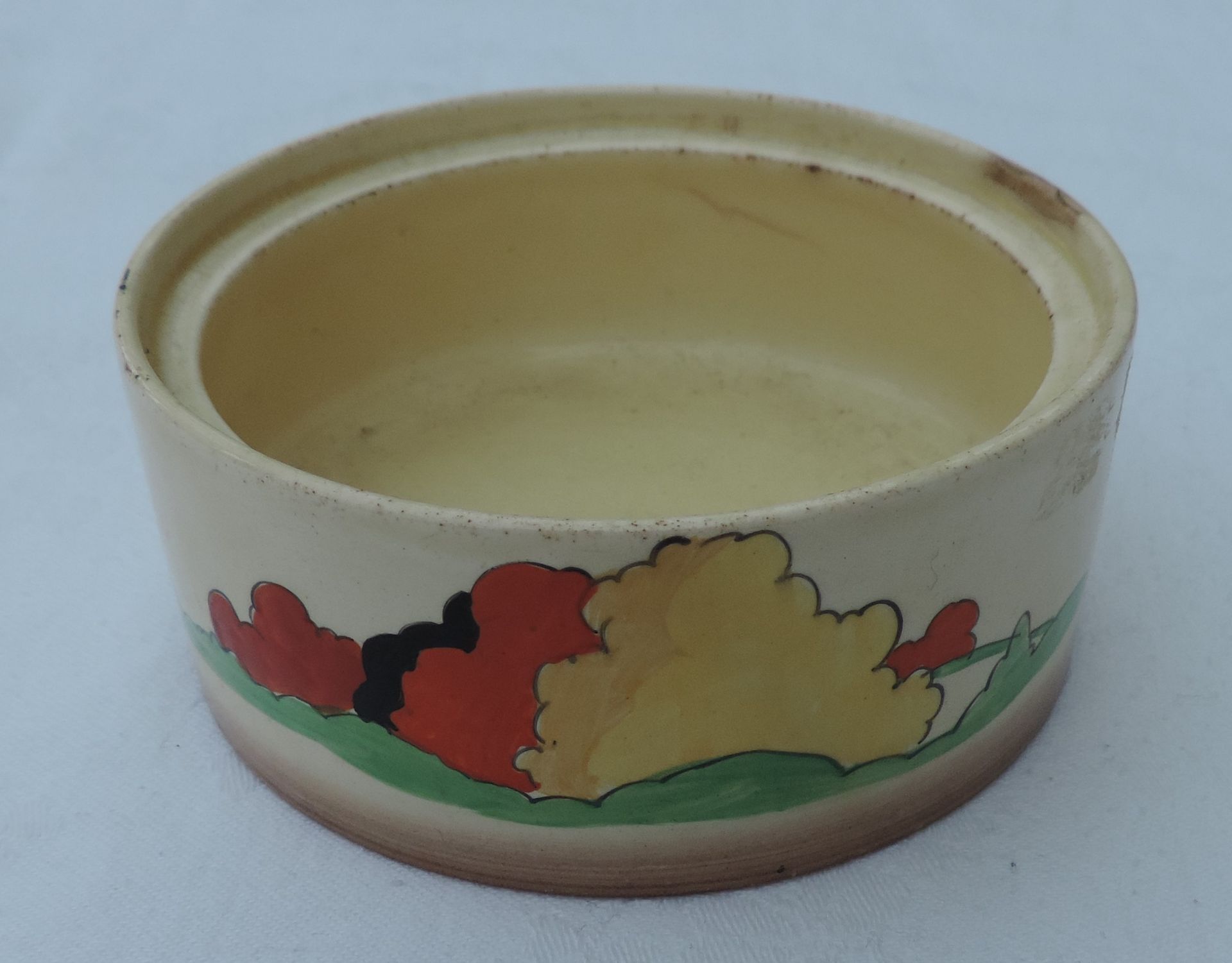 Clarice Cliff Honey Pot and Lid, together with another Clarice Cliff Pot - Image 6 of 7