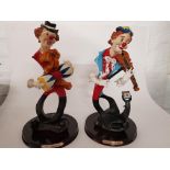 Ceramic Clown Figures