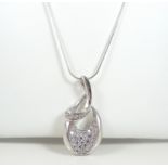 Silver chain and pendant