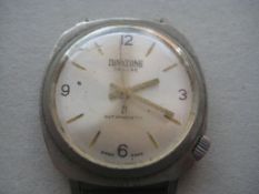 Vintage Gents Binatone Deluxe 21 Jewels Wrist Watch