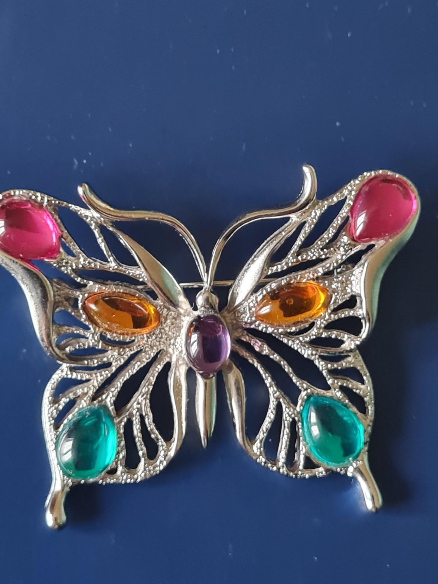 JJ Jonette Butterfly Brooch