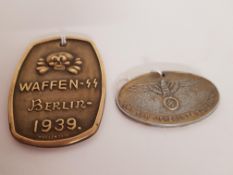 German style SS Identification Tags