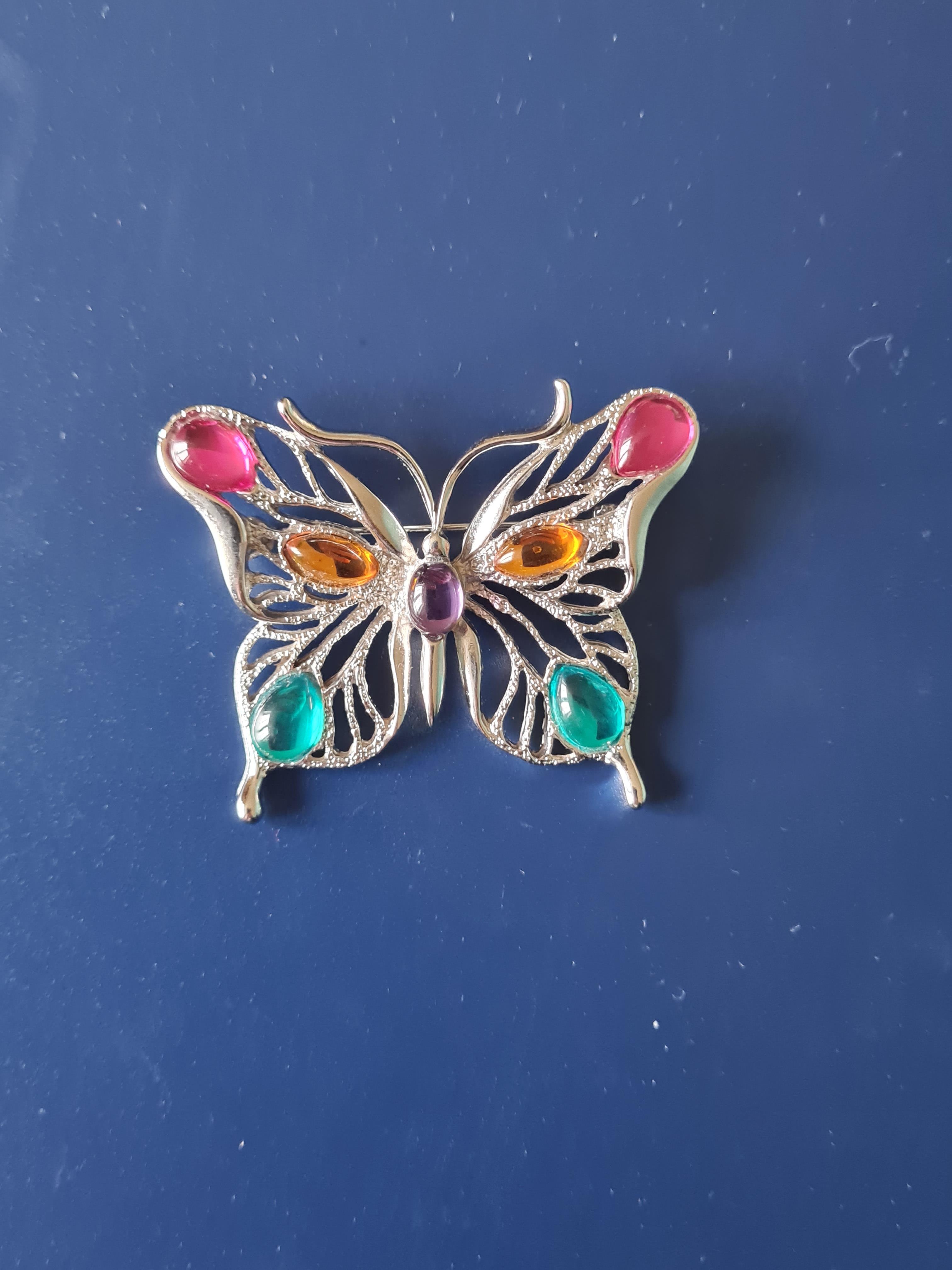 JJ Jonette Butterfly Brooch - Image 2 of 5