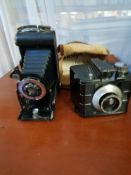 Vintage Kodac and Ilford Cameras