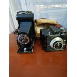 Vintage Kodac and Ilford Cameras