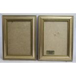 Pair of Small Gilt Piture Frames