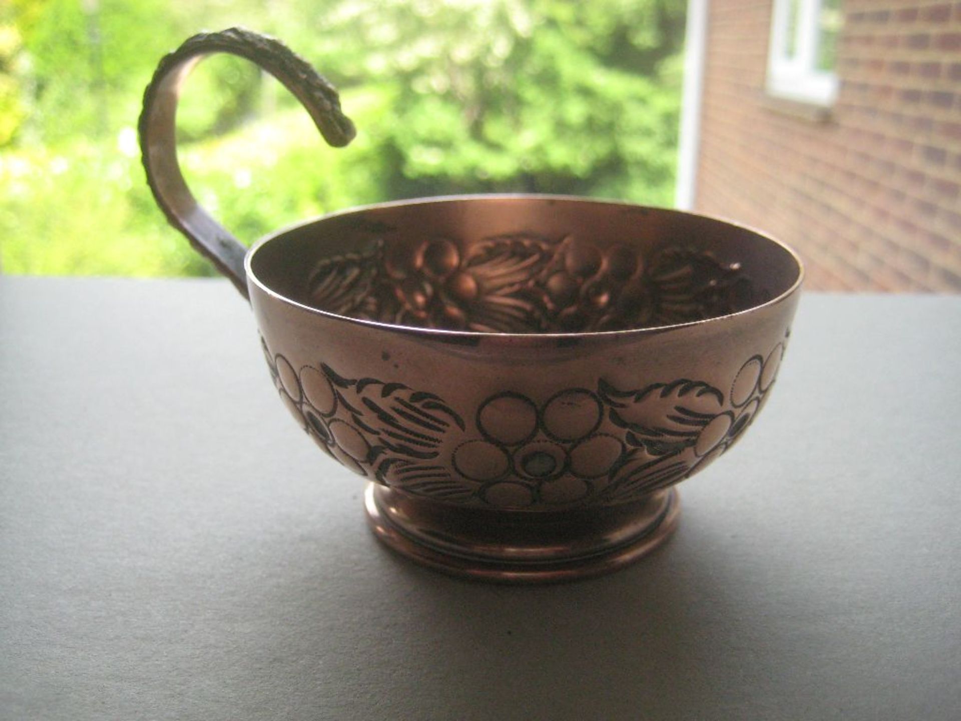 Vintage Art Nouveau Copper Cup