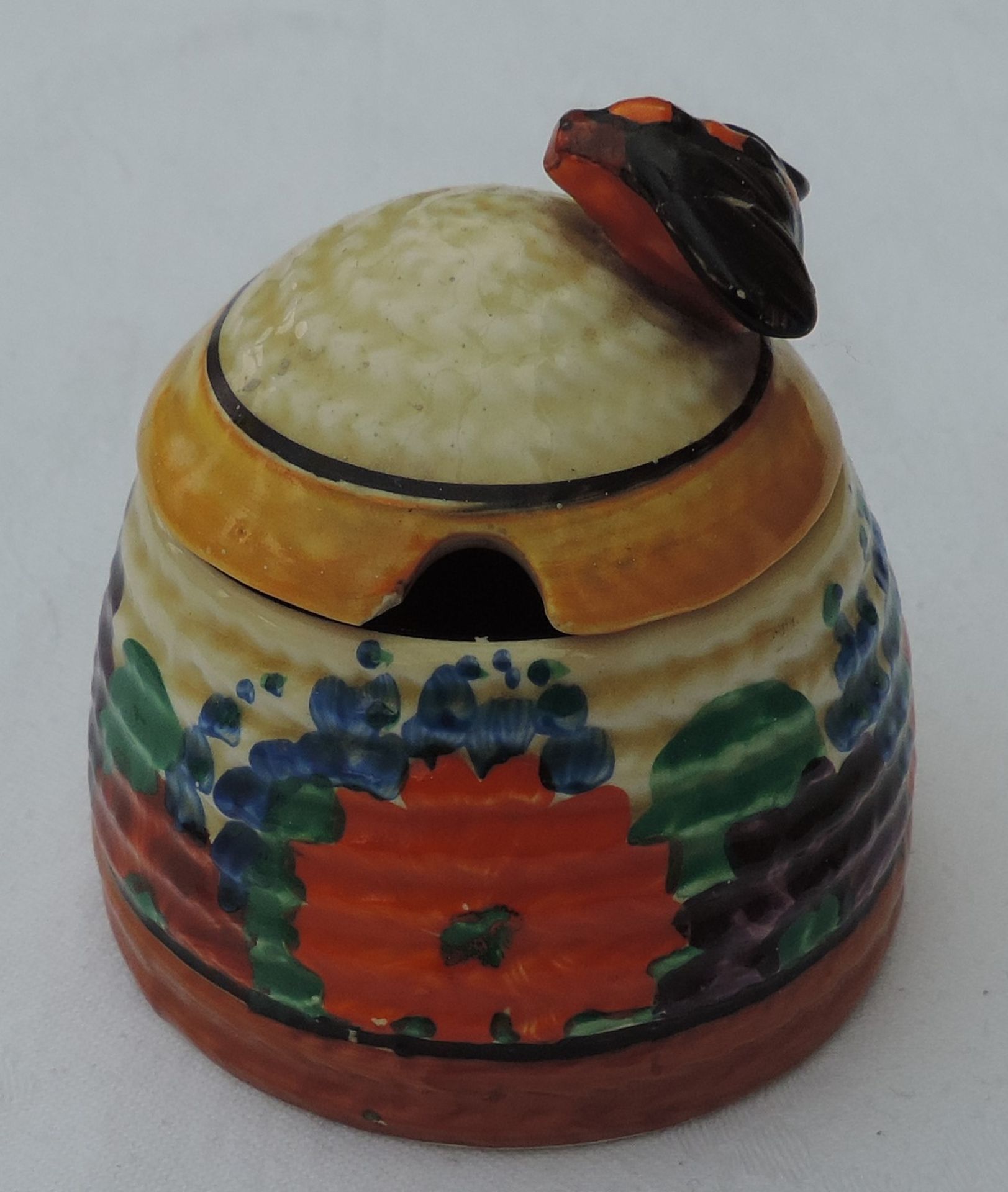 Clarice Cliff Honey Pot and Lid, together with another Clarice Cliff Pot - Image 2 of 7