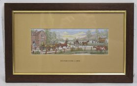 Framed Cashs Miniature Woven Picture Silk Picture