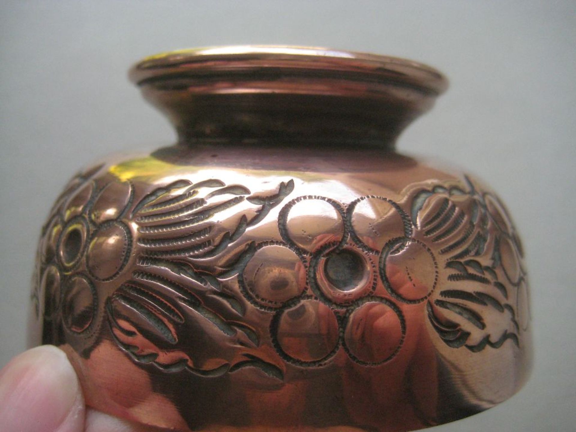 Vintage Art Nouveau Copper Cup - Image 4 of 11