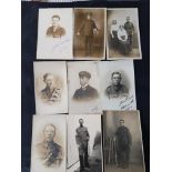 WW1 Servicemen portrait Postcards