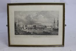 Print of Engraving London Bridge 1760 Framed