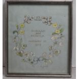 25 Year Anniversary Watercolour 1959 Framed