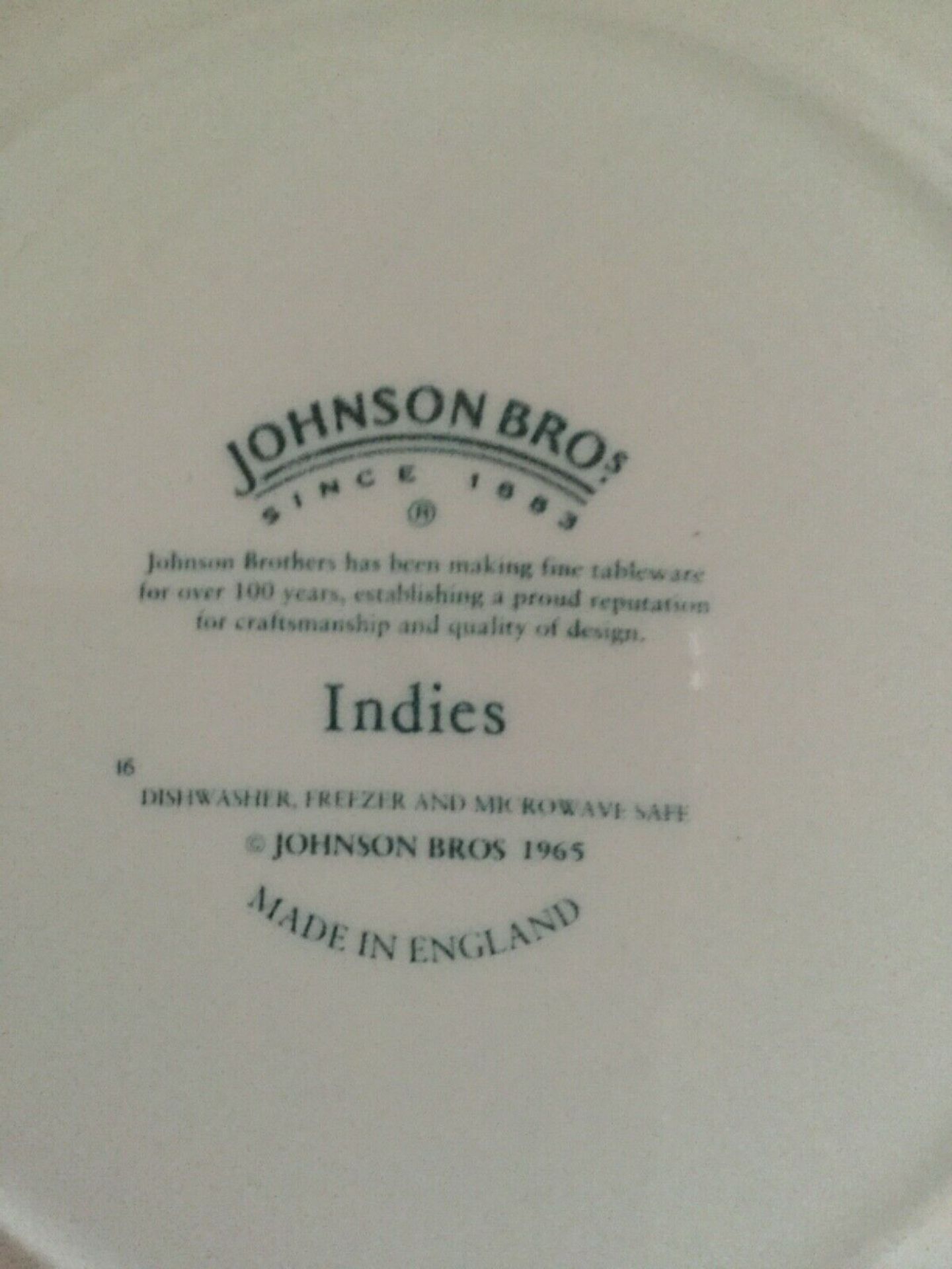 Johnson Brothers “ Indies ” Blue & White Plates 24 pieces - Image 5 of 7