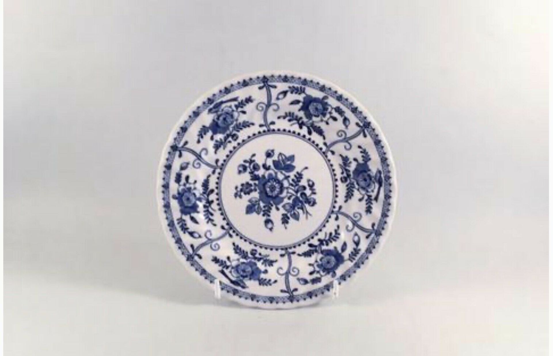 Johnson Brothers “ Indies ” Blue & White Plates 24 pieces - Image 4 of 7