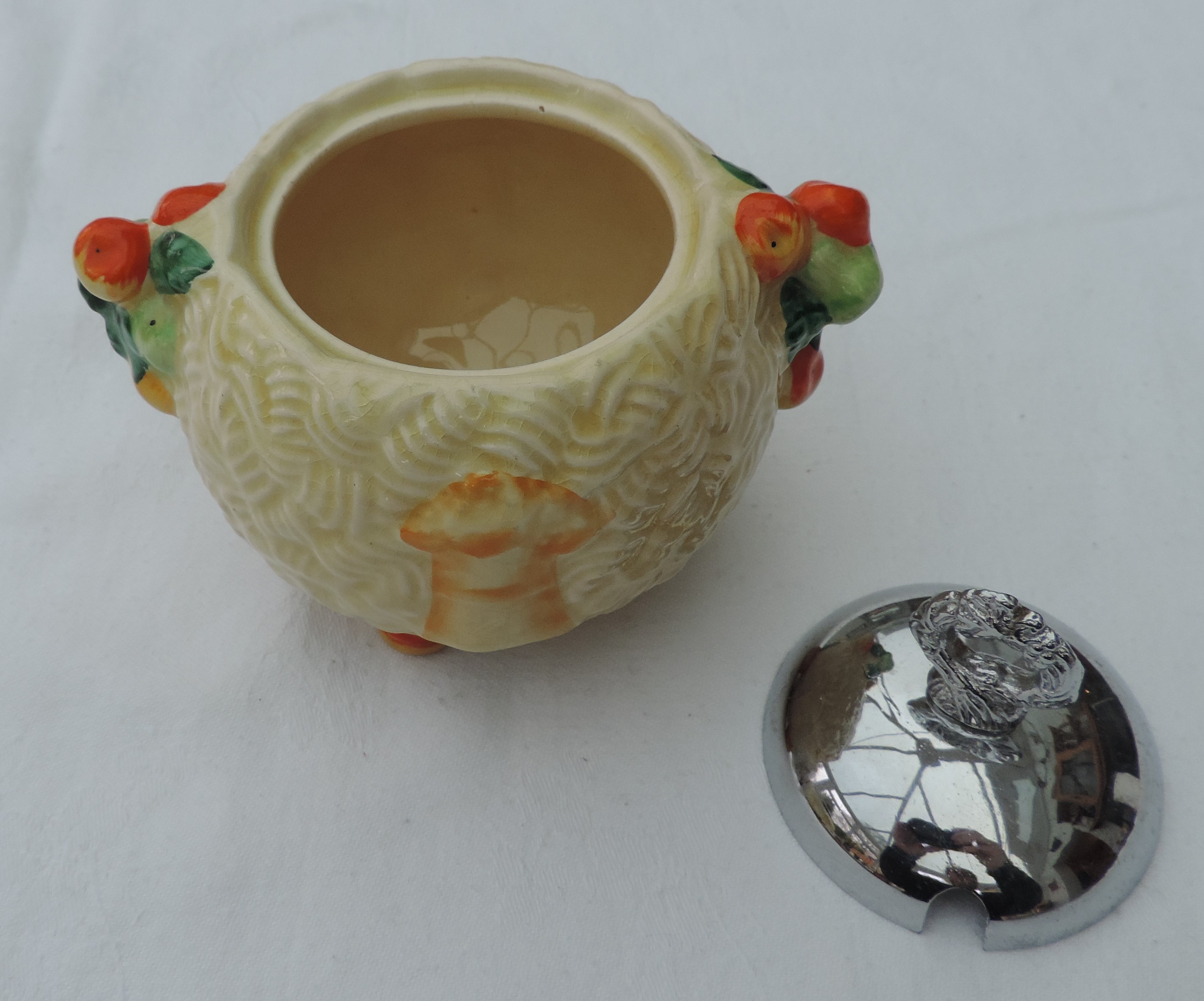 Clarice Cliff Celtic Harvest Salad Bowl and Preserve Pot - Image 6 of 6