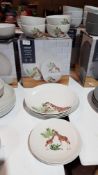 11 Piece Porcelain Giraffe Print Dinner Set